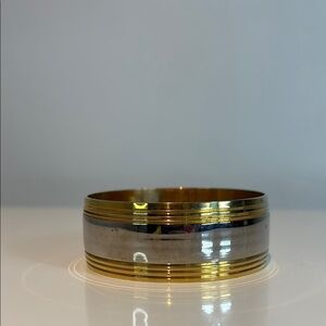 Goldtone and Silvertone costume jewelry Bangle Bracelet
